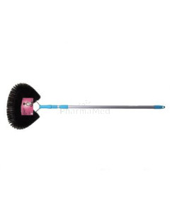 Tête de loup crin mix manche télés 1.5m - 1pc