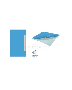 Champ chirurgical 2 plis 150x180cm avec bords adhésifs - 20pc