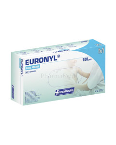 Gants vinyl EURONYL sans poudre M - 100 pc