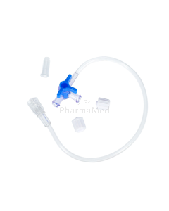 easyWAY L Robinet 3 voies + prolongateur 25cm, stérile, sans phtalate