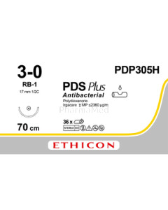 ETICON PDS+ 5/0 PDP305H M2 70cm - 36draden