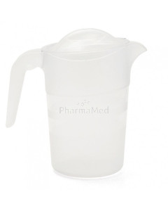 Pichet empilable 1,5L en copolyester cristal avec couvercle - 1pc