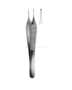 Pince ADSON avec griffes 12cm - 1 pince