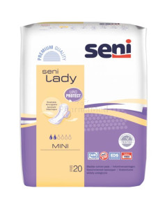 SENI LADY Protection anatomique - Mini 2g - 20pc