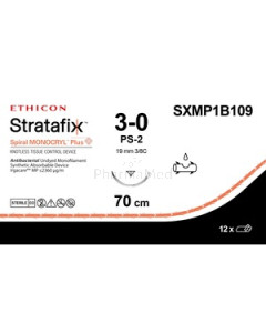 STRATAFIX 3-0 SXMP1B109 PS-2 70cm - 12fils