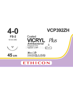VICRYL+ 4/0 Coated VCP392ZH FS-2 45cm - 36fils