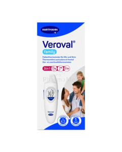 VEROVAL Thermomètre infrarouge 2 en 1 - 1pc