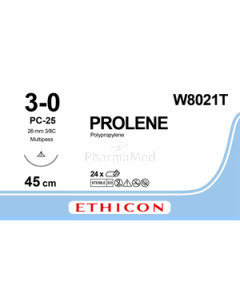 PROLENE Blue 45cm M2 W8021T - 24 fils