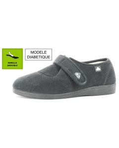 Diabetische pantoffels WALLABY Zwart 38