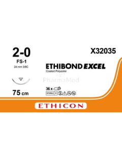 ETHIBOND EXCEL 2/0 X32035 1xFS-1 75cm - 36draden