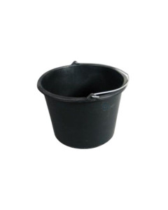 Seau gradué 12L plastique lourd noir - 1pc