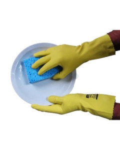 Huishoudhandschoen VILEDA SAFEGR. med.(1paar)