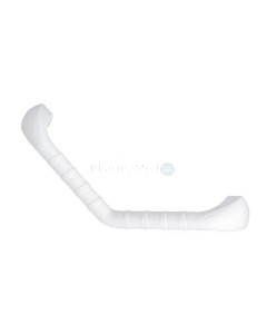 Barre d'appui courbée avec stries antidérap. - 40cm