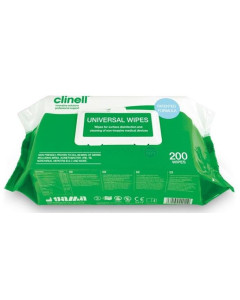 CLINELL alcohovrije desinfecterende doekjes - 200pc
