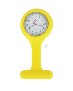 Montre infirmière Anti-choc jaune