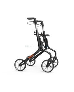 Rollator Let's Move zwart - 4 wielen - 1st