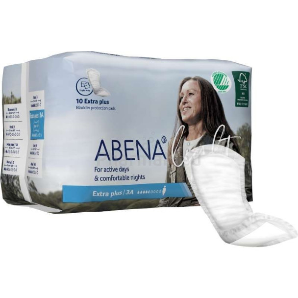 Anatomische inlegger ABENA Light Extra +3A - 10st