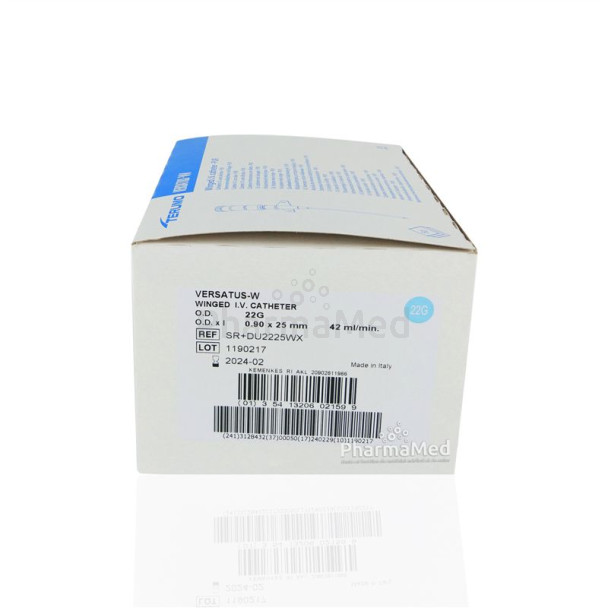Cath. I.V TERUMO VERSATUS ail+port - 26G19 - 50pc