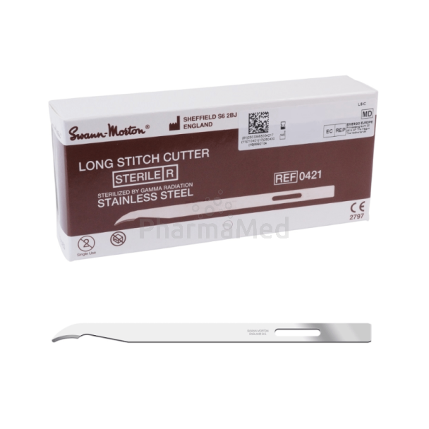 S&M Stitch cutter stérile coupe fils long - 100pc