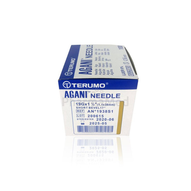 Aiguilles TERUMO Agani - 19G1½ (1,10x40mm) - 100pc