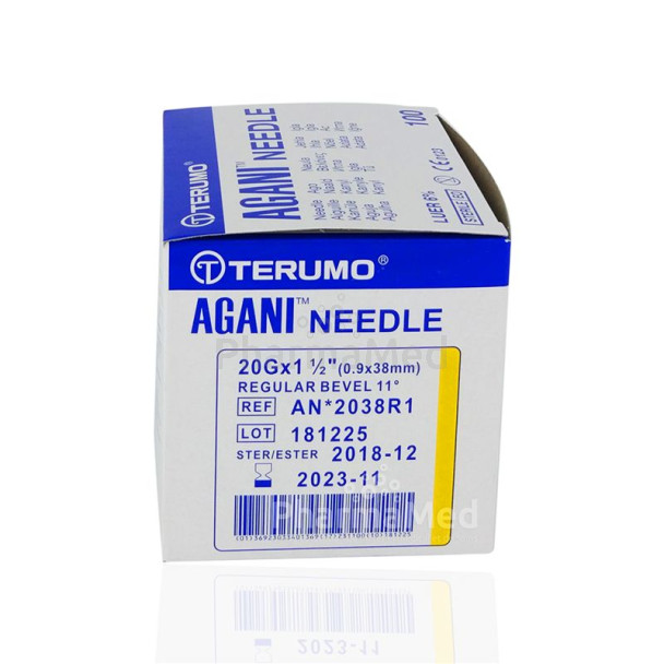 Aiguilles TERUMO Agani - 20G1½ (0,90x40mm) - 100pc