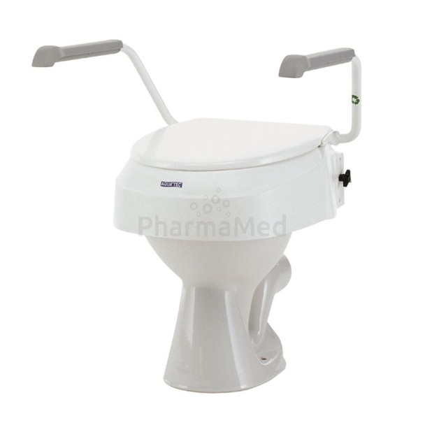 Rehausseur WC Accoudoirs escamotables Couvercle