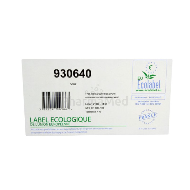 Drap d'examen lisse DEX-G62 2pl 57,5cm 135 coupons- 1rl