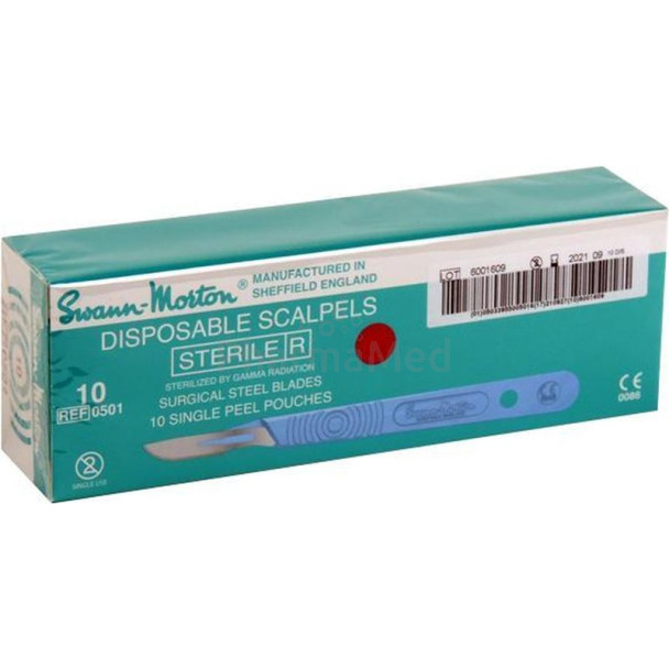 Bistouris complets Stérile S&M n°10 - 10pc