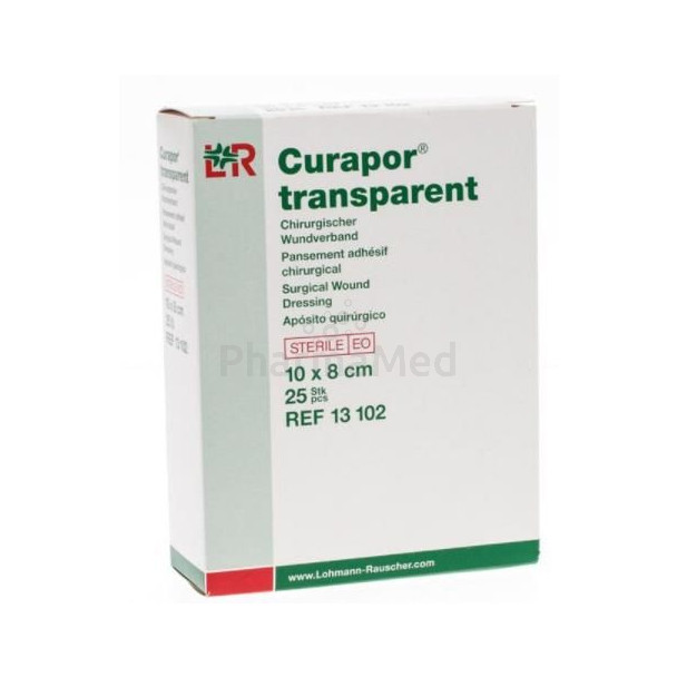 CURAPOR Transparent ST 8x10cm - 25pc