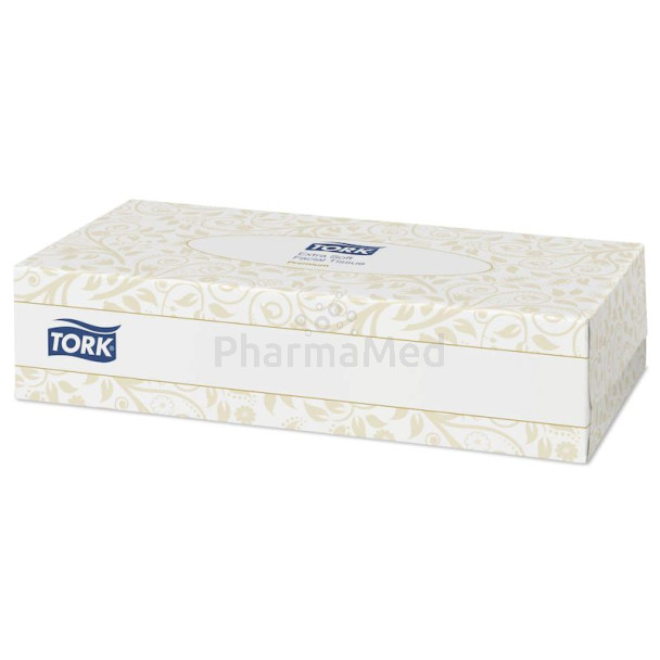 TORK Mouchoirs blancs 2plis - 100pc