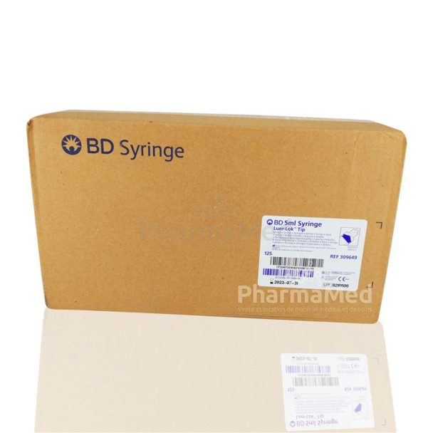 Seringues BD PLASTIPAK Luer Lock - 5ml - 125pc