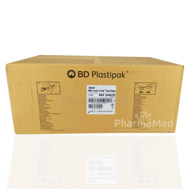 Seringues BD luer lock - 20ml - 120pc