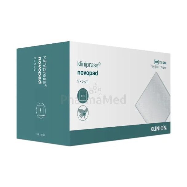 Niet-klevende kompressen ST NOVOPAD 5x5cm – 100x1 stuk