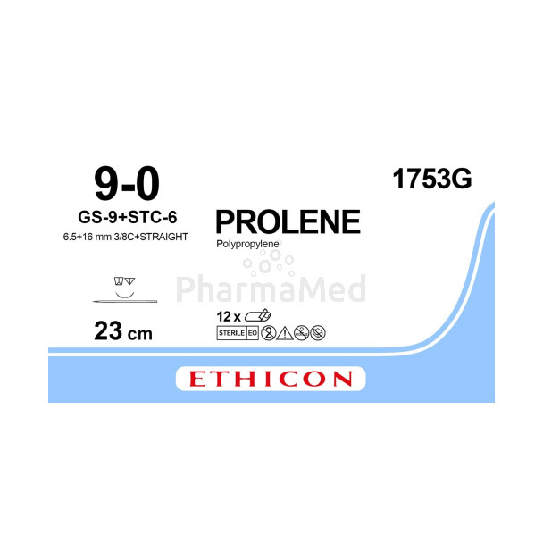 PROLENE 9/0 1753G GS-9+STC-6 23cm - 12fils