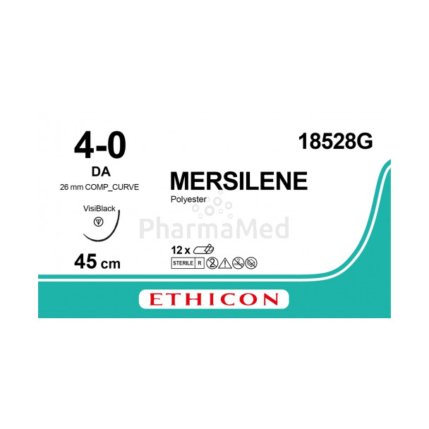 MERSILENE 4/0 18528G DA 45cm - 12draden