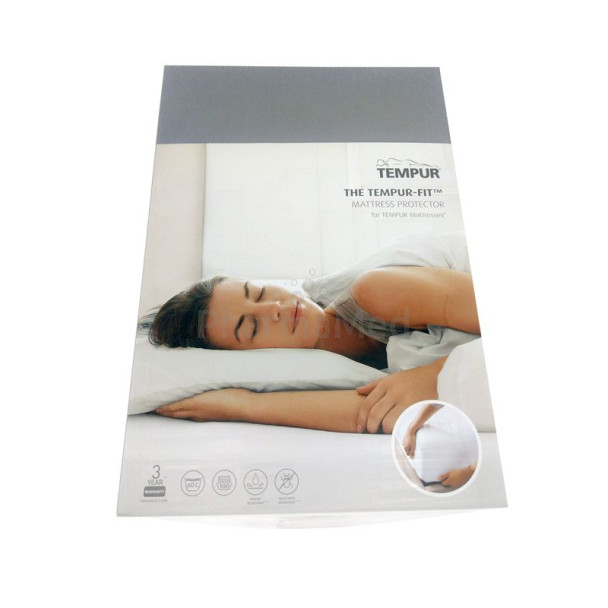 Drap housse protectrice TEMPUR FIT - 80x200 cm