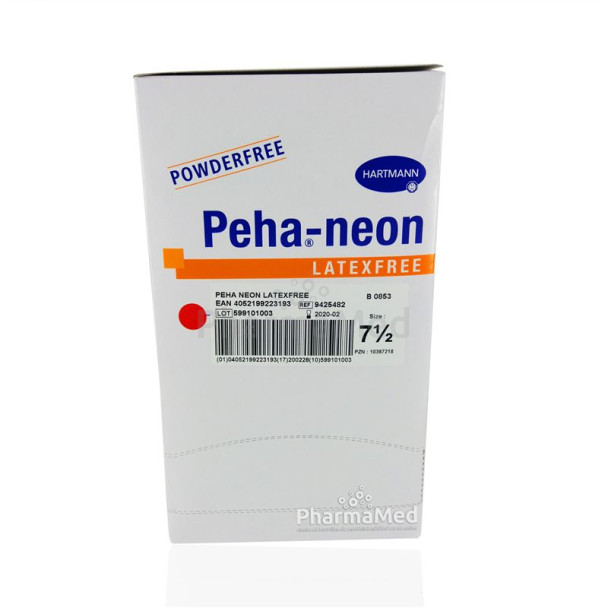 Gants OP PEHA-NEON plus np ss latex 7,5(50pr)