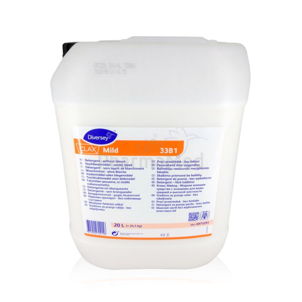 CLAX MILD 33B1 détérgent linge parfumé (20L)