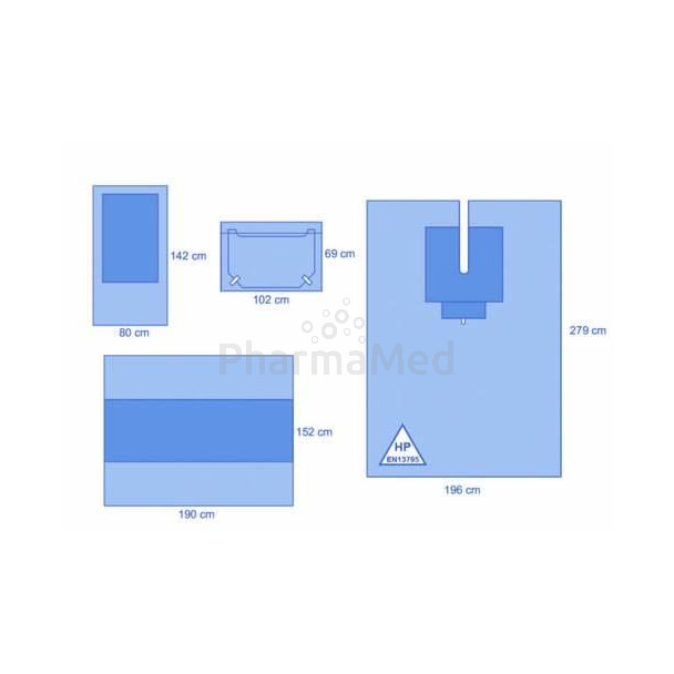 Trousse de chirurgie tête / cou MEDLINE colis de 10 trousse