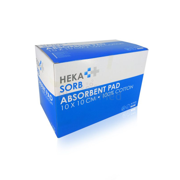 Compresses absorb. ST HEKA 10x10cm - 50pc