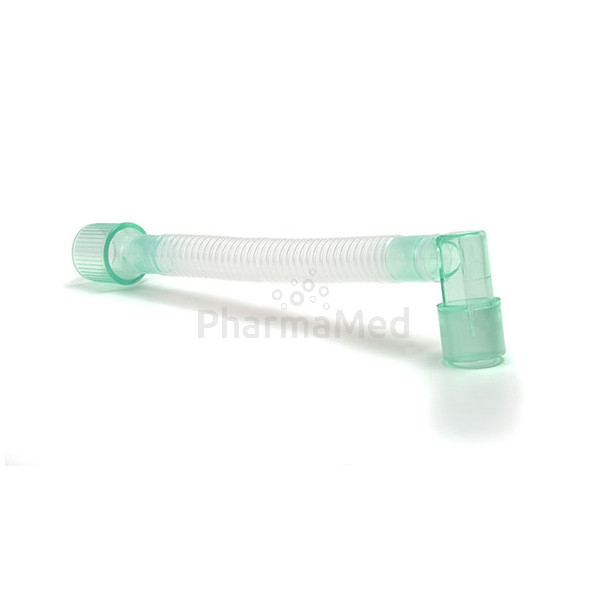 Catheter mount 22F raccord coudé 22M/15F /50p