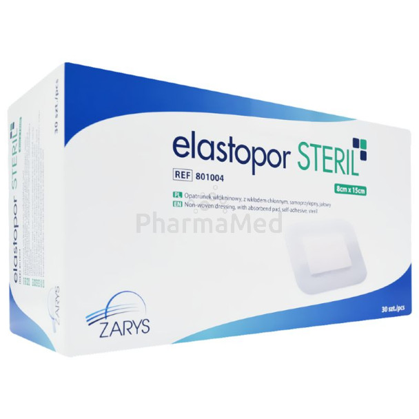 ELASTOPOR ST pans. post-op ZARYS 8x15cm /30pc