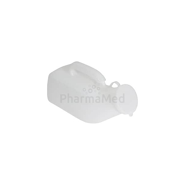 Urinal homme + couvercle capuchon bleu (1pc)