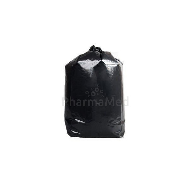 Sac poubelle noir 90x120cm BD recyclé 40µ - 10pc