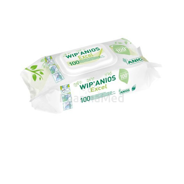 WIP'EXCELL ANIOS lingettes désinfectantes - 100pc