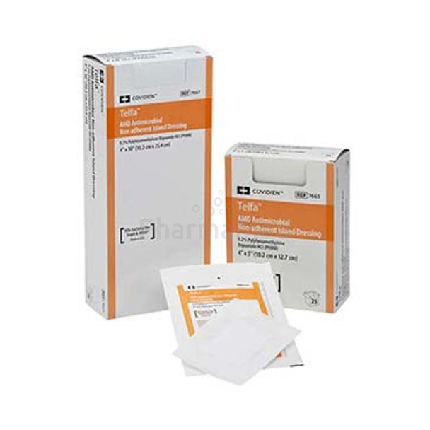 DRESSING TELFA 7666 AMD ISLAND 4X8 - 4x25pc