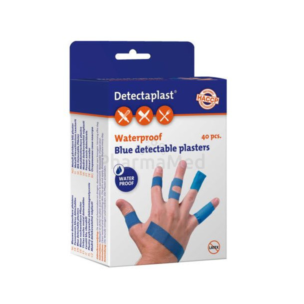 DETECTAPLAST assortiment de pansements bleu waterproof - 40pc