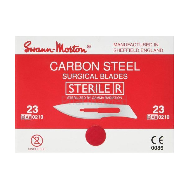 Lames bistouri Stérile S&M - N°23 - 100pc