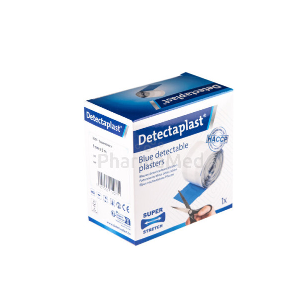 Pansement detectable 6cmx5m - 1rl