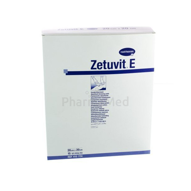 Compresses absorb. ST ZETUVIT E 20X40cm - 5pc